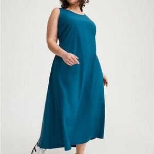 Torrid Stretch Woven Maxi Active Dress NWT